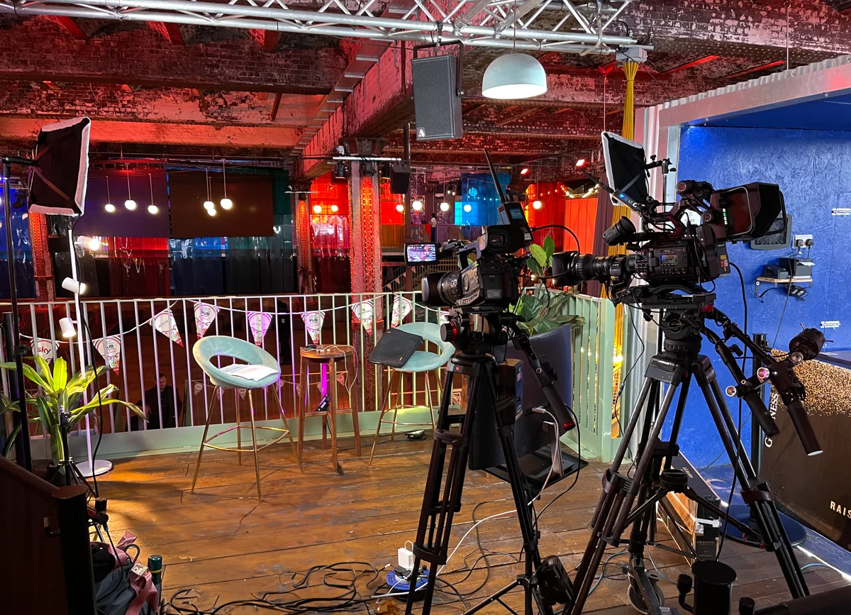 Camera operator at The Great British Pub Awards